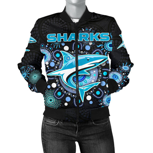 cronulla-bomber-jacket-sharks-indigenous-for-women