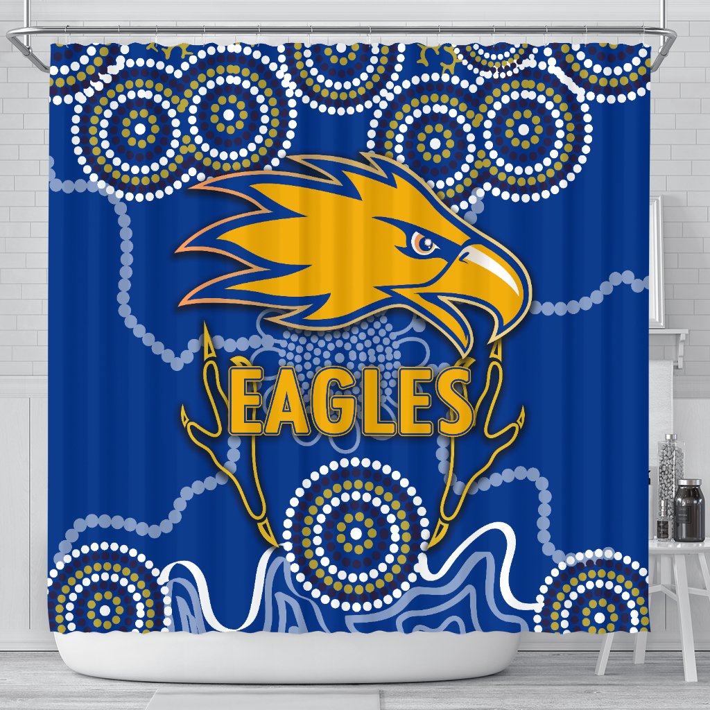 eagles-indigenous-shower-curtain-west-coast