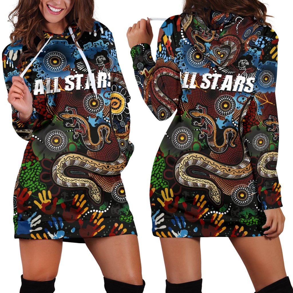 australia-indigenous-womens-hoodie-dress-all-stars