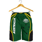mens-shorts-australian-coat-of-arms-green-shorts