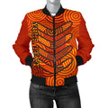 aboriginal-personalised-womens-bomber-jacket-aboriginal-boomerangs-and-dot-circle