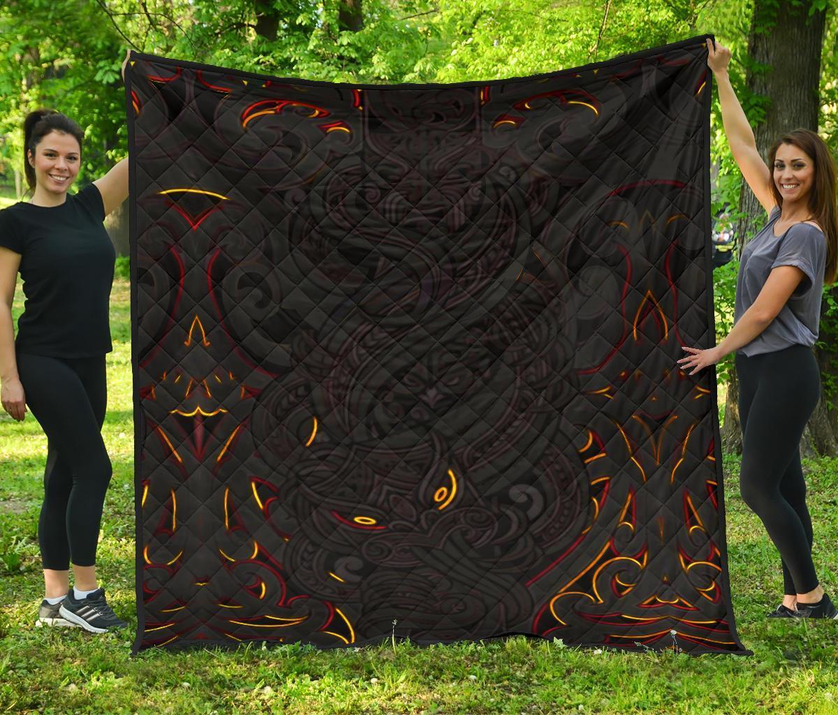 new-zealand-premium-quilt-maori-gods-tumatauenga-god-of-war-black