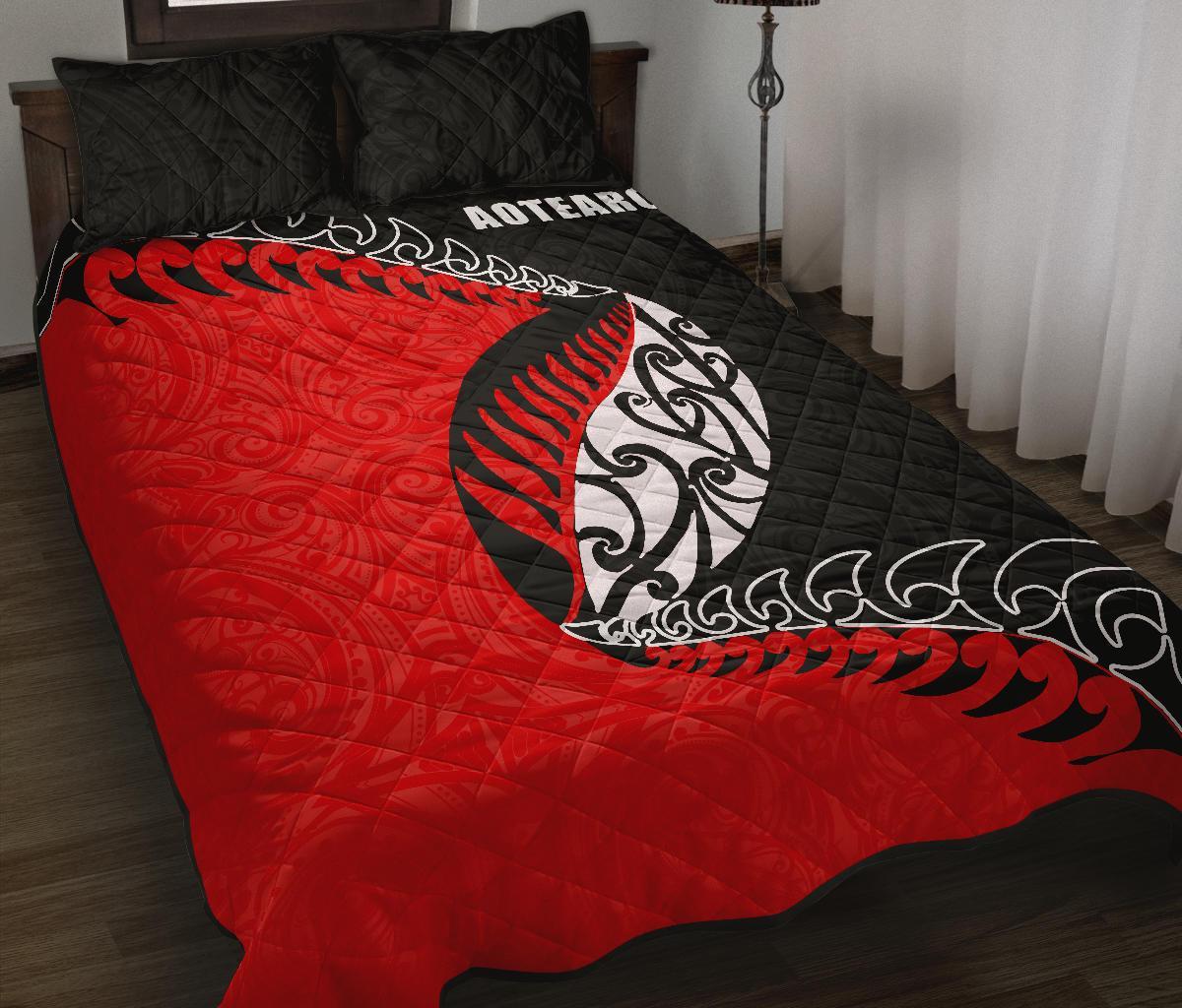 aotearoa-rugby-fern-quilt-bed-set-red