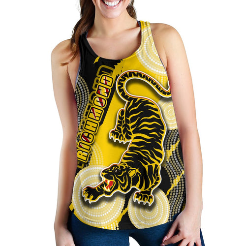 Richmond Women Racerback Tank Power Tigers - Indigenous - Vibe Hoodie