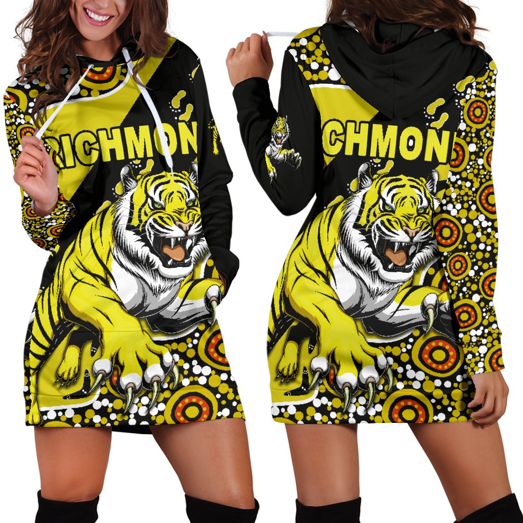 richmond-women-hoodie-dress-indigenous-tigers