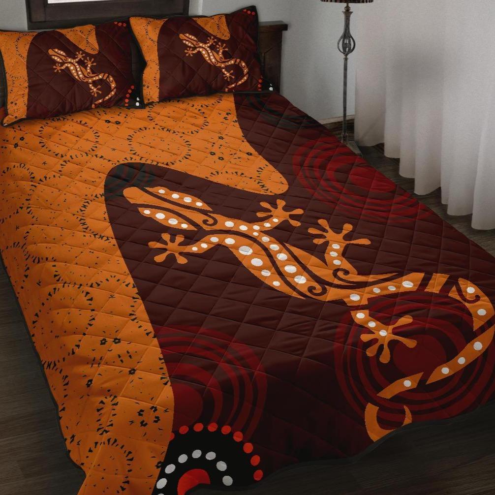aboriginal-quilt-bed-set-lizard-in-aboriginal-dreaming