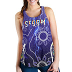 Melbourne Storm Women Racerback Tank Unique Indigenous - Vibe Hoodie