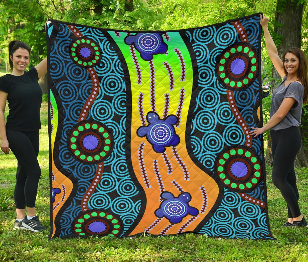 premium-quilt-aboriginal-turtle