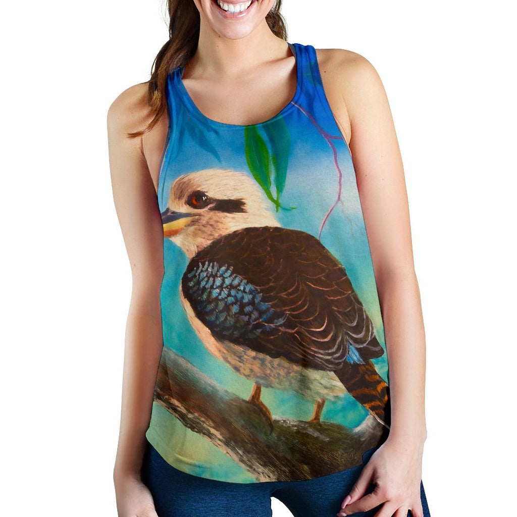 Kookaburra women's Racerback Tank - Australia Kookaburra - Vibe Hoodie