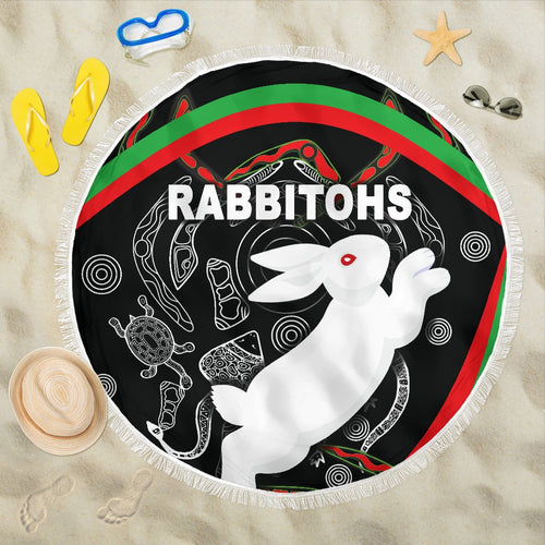 rabbitohs-beach-blanket-indigenous-mystery-vibes