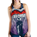 Storm Women's Racerback Tank Anzac Day Aboriginal - Vibe Hoodie