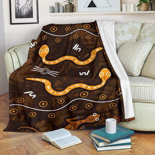 aboriginal-premium-blanket-indigenous-snake-hand-brown-color