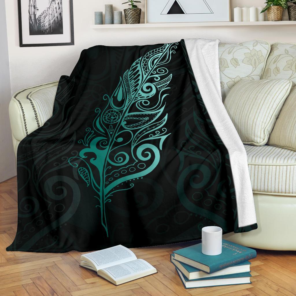 light-silver-fern-new-zealand-blanket-turquoise