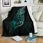 light-silver-fern-new-zealand-blanket-turquoise