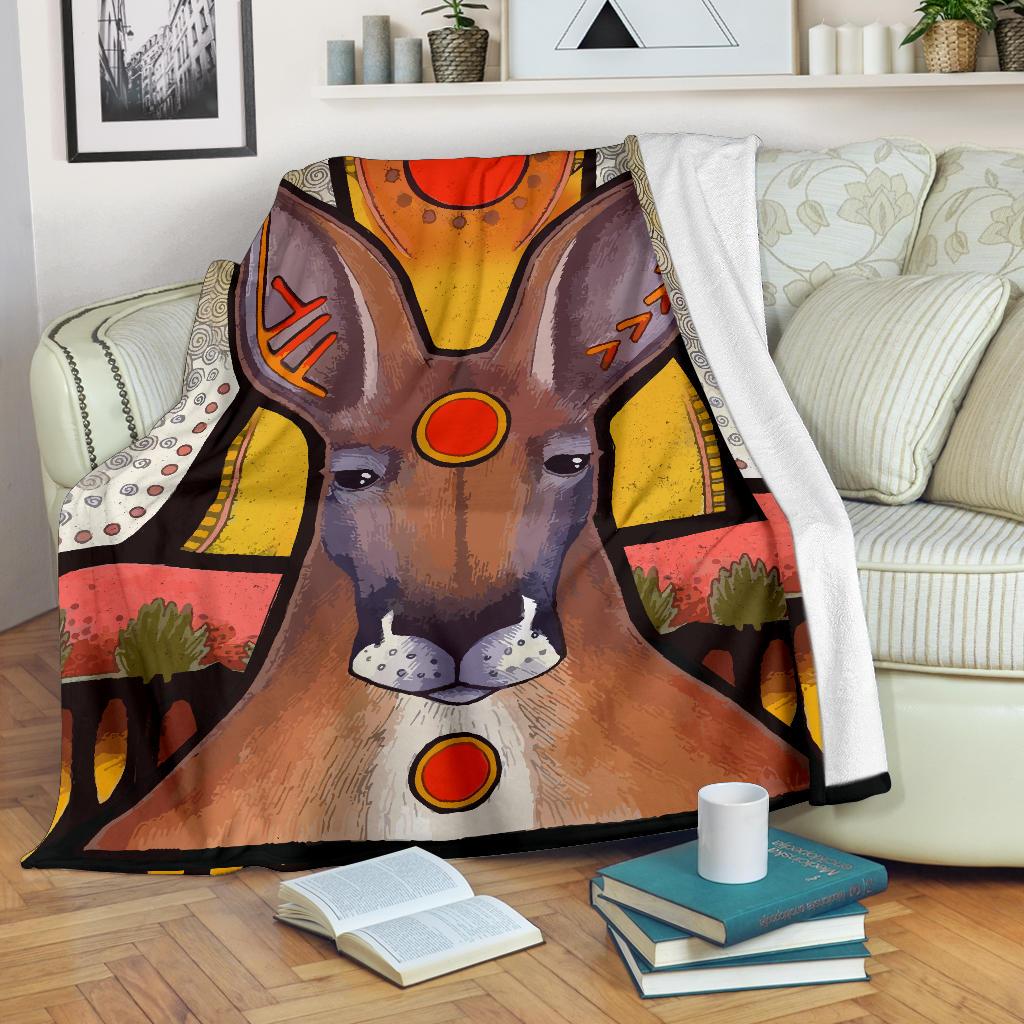 premium-blanket-kangaroo-blanket-aboriginal-patterns-painting