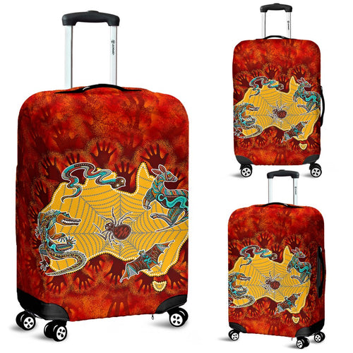 aboriginal-luggage-covers-australia-map-hand-patterns-spider-web