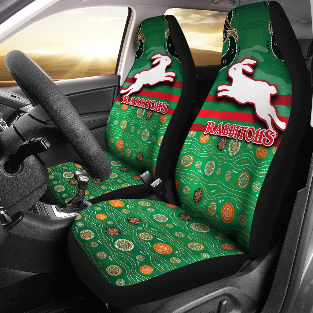 rabbitohs-car-seat-covers-indigenous-green