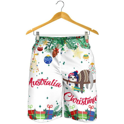 christmas-mens-shorts-white-merry-christmas