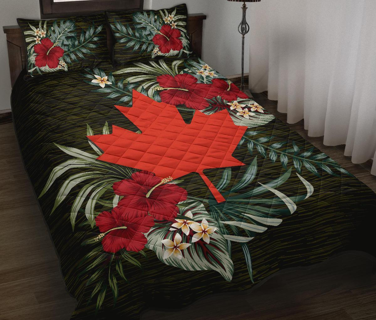 canada-quilt-bed-set-special-hibiscus