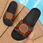 aboriginal-slide-sandals-aboriginal-patterns-ver01-black