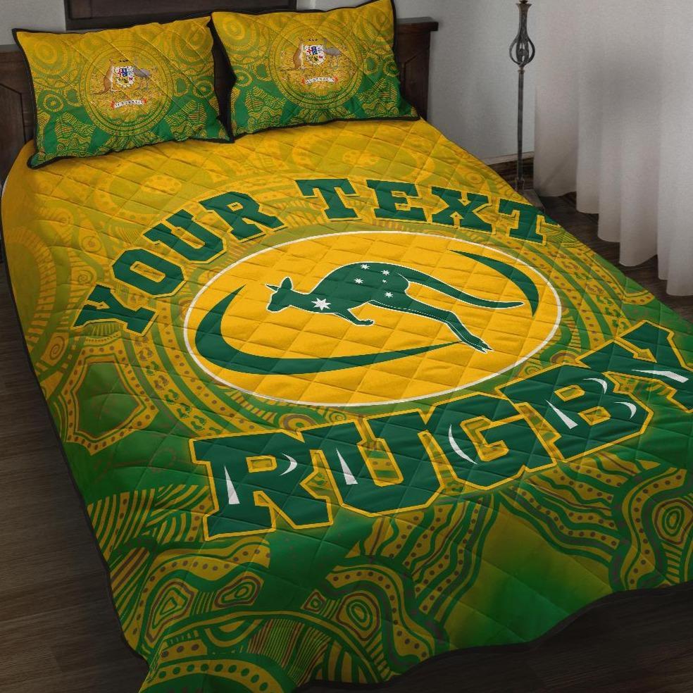 custom-aboriginal-quilt-bed-set-australia-rugby-and-coat-of-arms