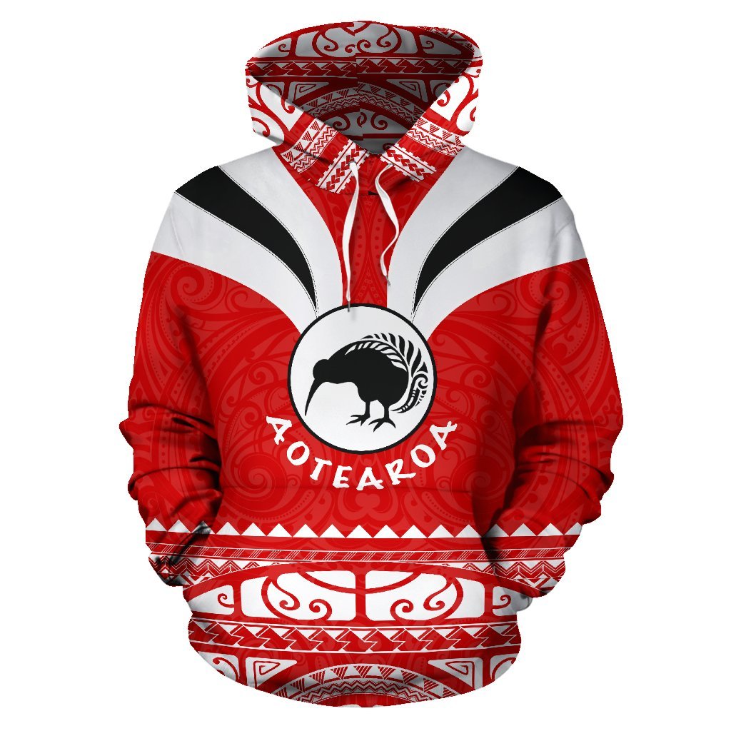 maori-aotearoa-silver-fern-hoodie-red-medal-version