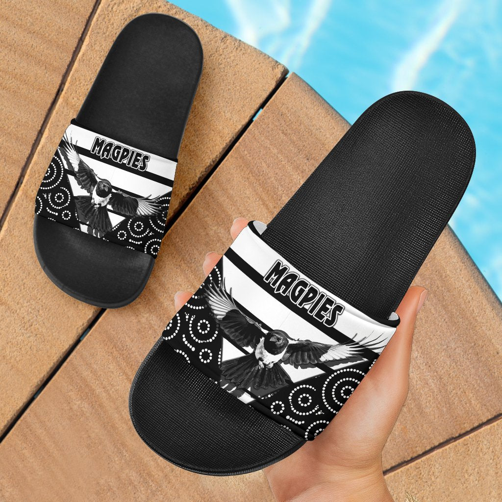 western-suburbs-magpies-slide-sandals-simple-indigenous