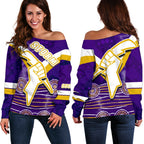 Storm Off Shoulder Sweater Indigenous Melbourne - Vibe Hoodie