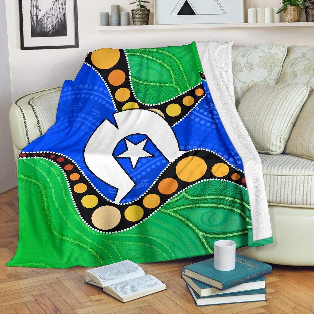 torres-strait-islands-premium-blanket-flag-with-aboriginal-patterns