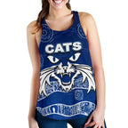 Cats Women's Racerback Tank Aboriginal - Vibe Hoodie