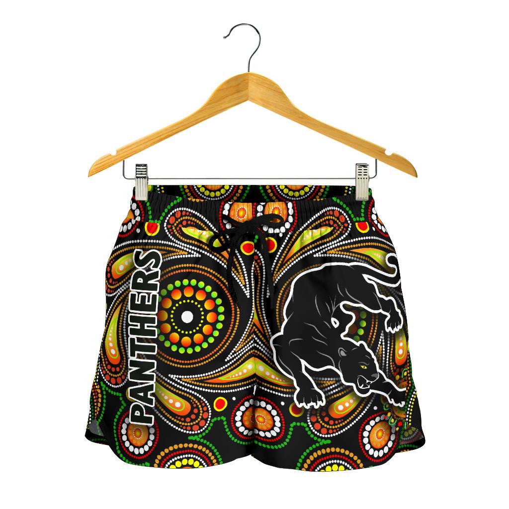 Penrith Women Shorts Panthers Indigenous Vibes - Vibe Hoodie