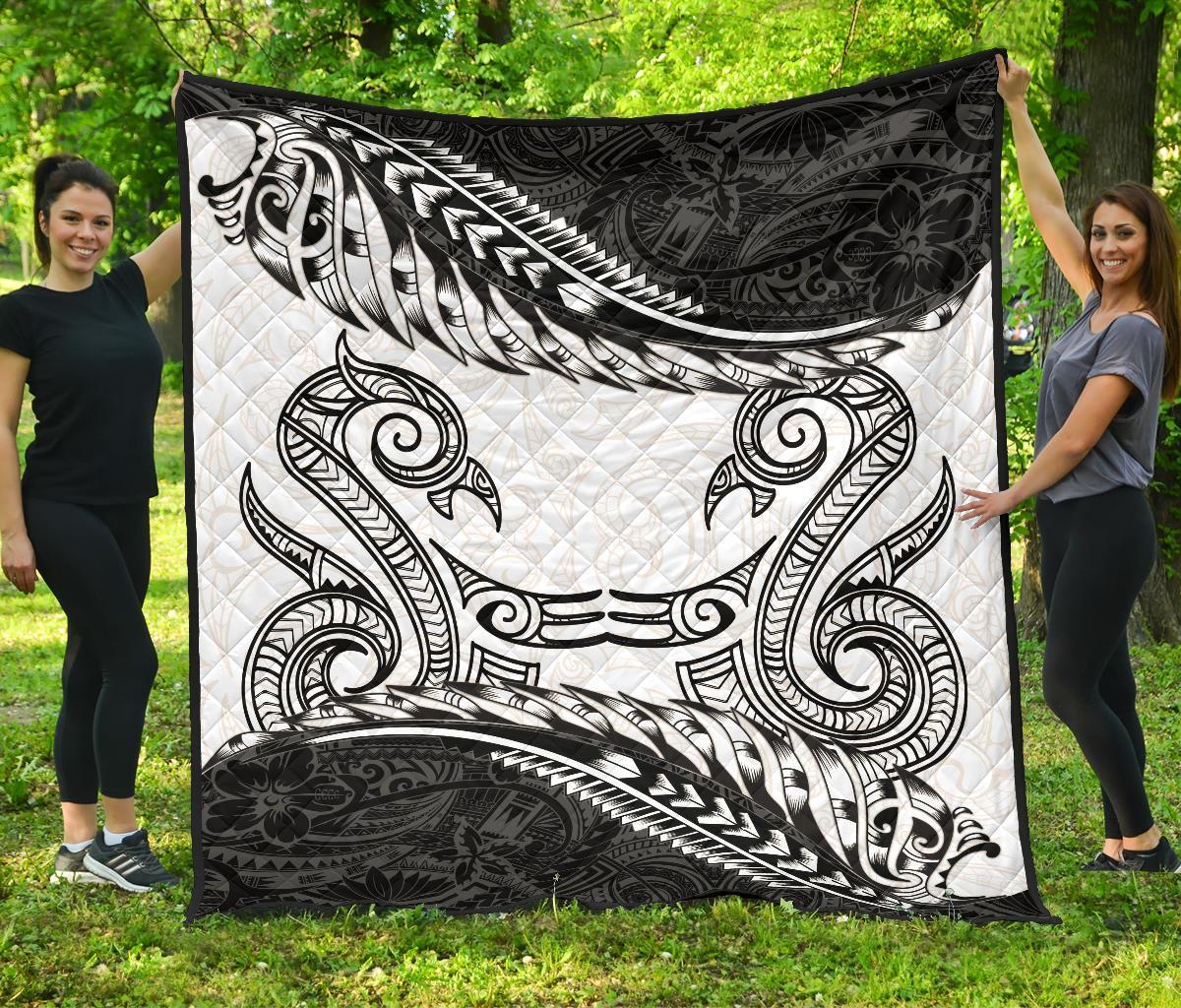 aotearoa-premium-quilt-maori-manaia-with-silver-fern