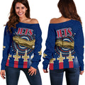 Newcastle Women Off Shoulder Sweater The Jets - Vibe Hoodie