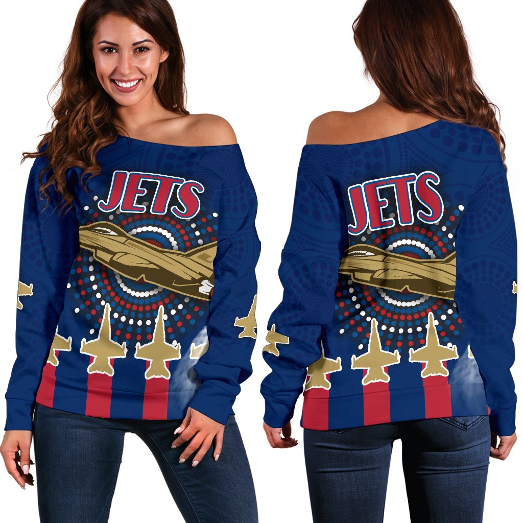 Newcastle Women Off Shoulder Sweater The Jets - Vibe Hoodie