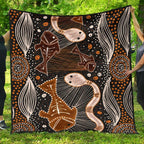 aboriginal-premium-quilt-indigenous-fish-and-snake