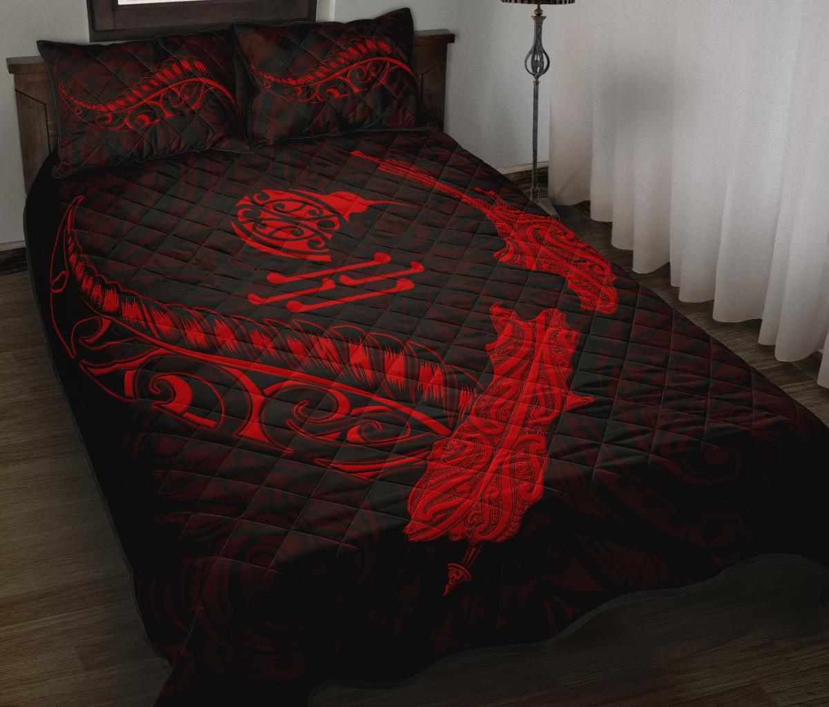 new-zealand-heart-quilt-bed-set-map-kiwi-mix-silver-fern-red
