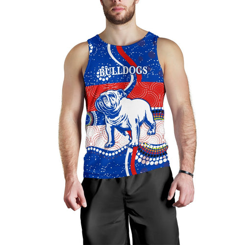 western-mens-tank-top-bulldogs-unique-indigenous