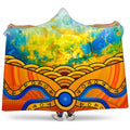 aboriginal-hooded-blanket-australia-kangaroo-sky