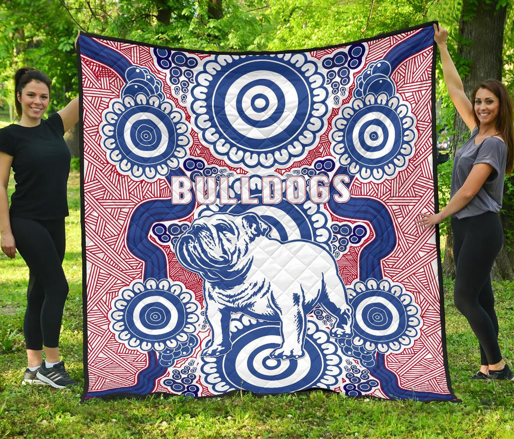 western-premium-quilt-bulldogs-simple-indigenous