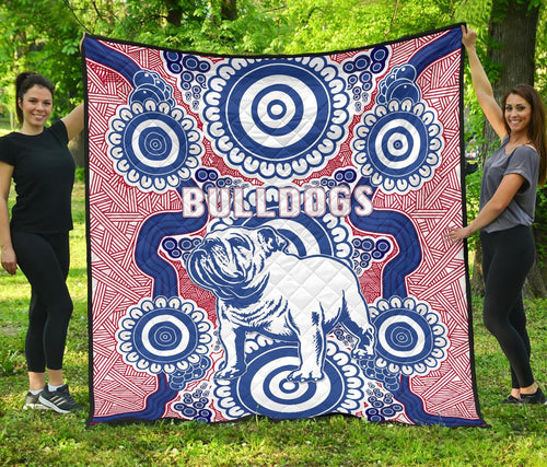 western-premium-quilt-bulldogs-simple-indigenous