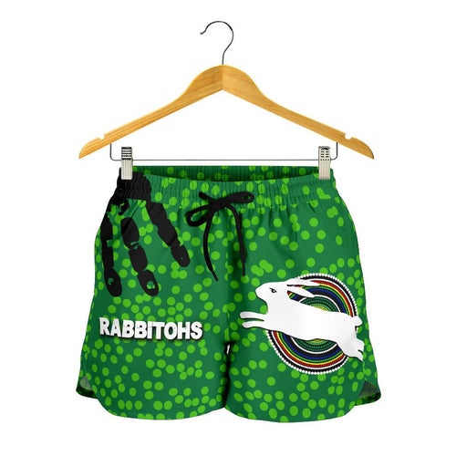 Naidoc Rabbitohs Women Shorts Aboriginal Vibes No.1 - Vibe Hoodie