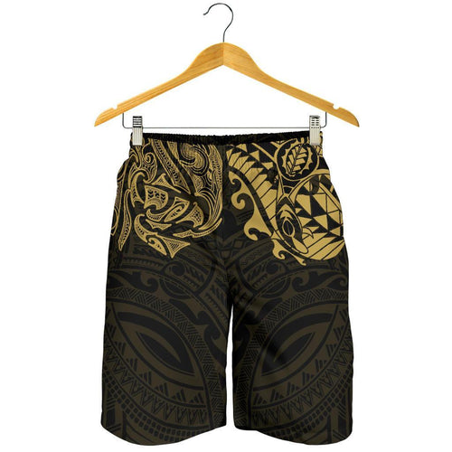 new-zealand-all-over-print-mens-shorts-maori-polynesian-tattoo-gold