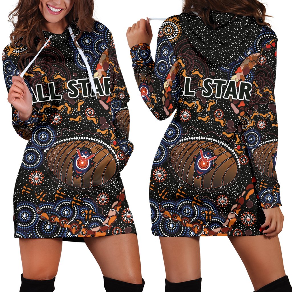 Indigenous Women Hoodie Dress All Stars - Vibe Hoodie