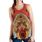 Women's Racerback Tank - Australian Echidna- - Vibe Hoodie