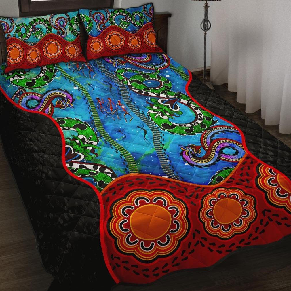aboriginal-quilt-bed-set-aussie-indigenous-patterns-blue