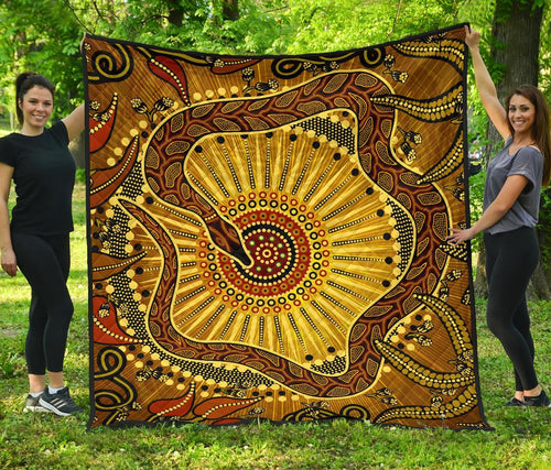 1saustralia-premium-quilt-australian-aboriginal-snake-rainbow-serpent