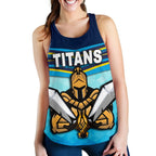 Gold Coast Women Racerback Tank Titans Gladiator - Vibe Hoodie