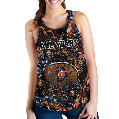 Indigenous Women Racerback Tank All Stars - Vibe Hoodie