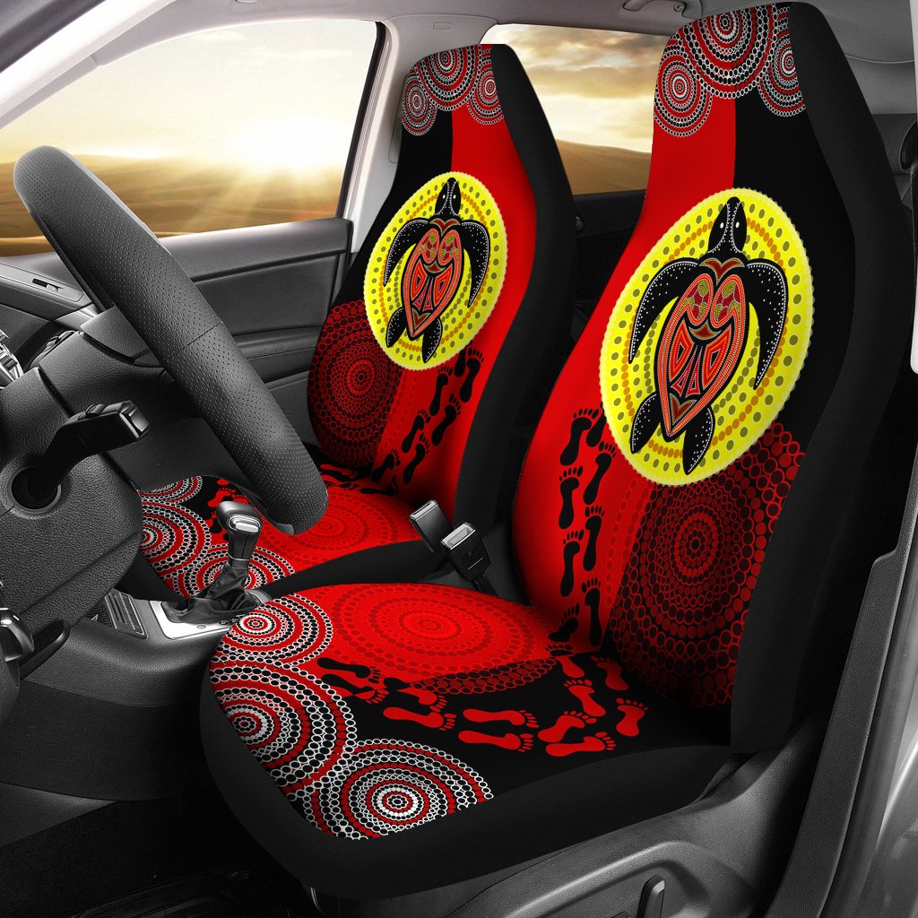 aboriginal-dot-painting-seat-covers-turtle-aboriginal-flag-style