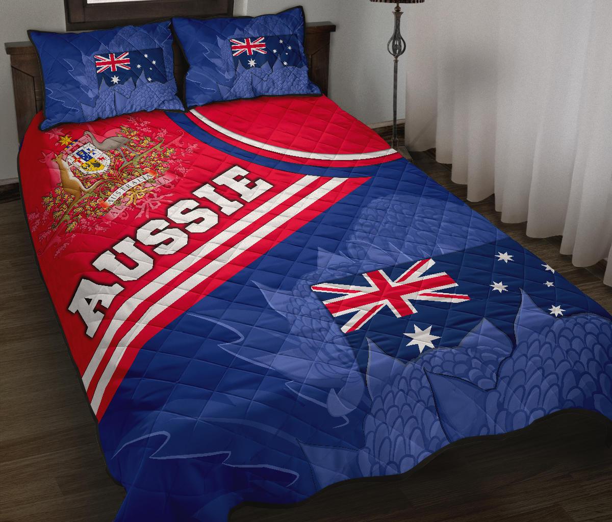 quilt-bed-set-aus-flag-and-coat-of-arms-quilt-cover-set-waratah-flowers